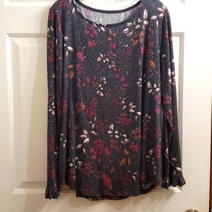 Maurices floral XL long sleeved top